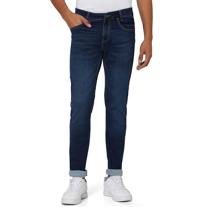 Indigo Blue Narrow Fit Stretch Jeans